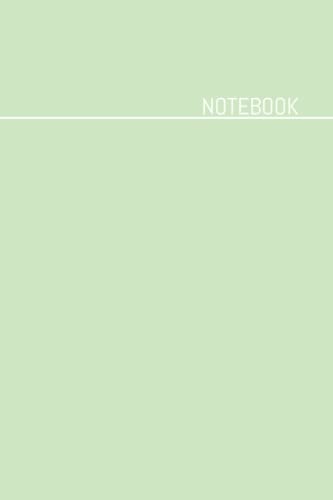 Notebook - Pastel Green: College ruled - 120 pages - 6 x 9