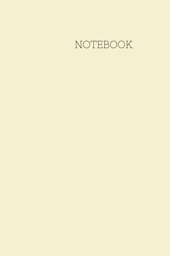 Pastel Notebook (Yellow): Pastel Yellow Notebook | Ruled Lines | White Pages