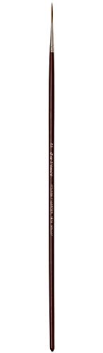 DA VINCI 1210 Series Liner, 2, Kolinsky-Pelo de Marta roja, marrón castaño, 30 x 0.13 x 30 cm