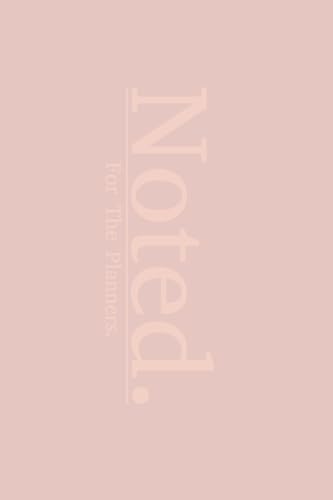 Noted. The Pastel Series - 365 Day Planner With 10 Additional Blank Note Pages