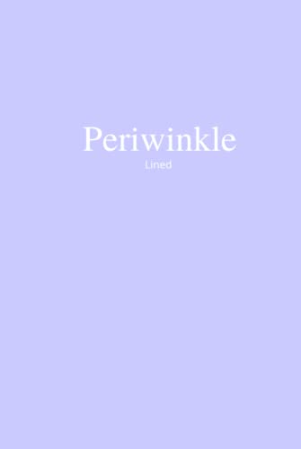 Periwinkle: A Lined Hardcover Journal (The Rainbow Collection Hardcover Journals)