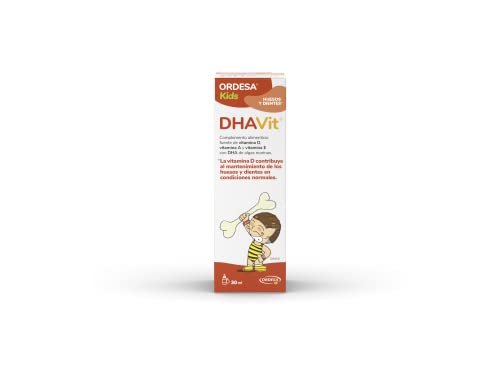 Ordesa DHAVit - Complemento Alimenticio con Vitamina D, Vitamina A, Vitamina E, 30 ml (Paquete de 1)