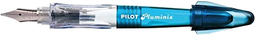 Pilot Pluminix - Pluma estilográfica (plumilla mediana), color turquesa
