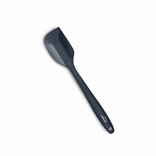 Lacor - 64464 - Espátula Cocina Grey, Espátula Silicona, Utensilios de Cocina, Mango Ergonómico, Antiadherente, Resistente a Altas Temperaturas, Apta para Lavavajillas, Longitud 27,5 cm