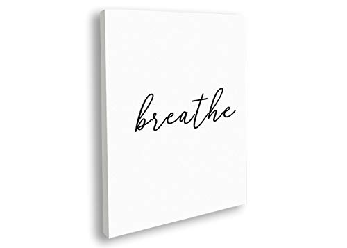 Artesta Cuadro en lienzo Breathe word (40x50)