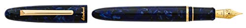 Esterbrook Estie Cobalt E156 - Pluma estilográfica (acrílico, punta mediana, 14,99 cm, cerrada), color azul