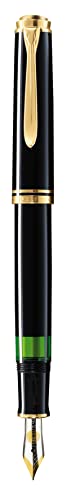 Pelikan 980128 - Pluma estilográfica de trazo fino, negro