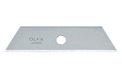 Olfa SKB-2 - Pack de 5 cuchillas cúter, trapezoidales, 72 x 17,5 mm