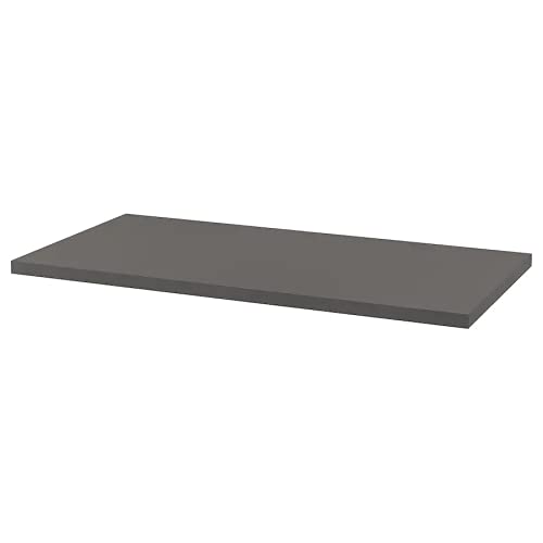 LAGKAPTEN Tapa de mesa, gris oscuro, 120 x 60 cm + bolígrafo de relleno FINCHLEY