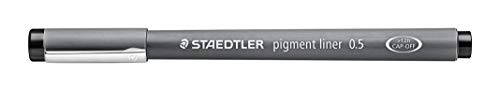 STAEDTLER Pigment liner Fineliner 0.5mm - Rotulador (Negro)