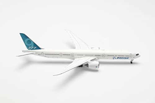 Herpa 533133-001 Boeing 777-9 – N779XY – Escala 1:500, Modelo de avión para coleccionistas, decoración en Miniatura, Aviador sin Soporte de Metal, Modelo en Miniatura, Multicolor