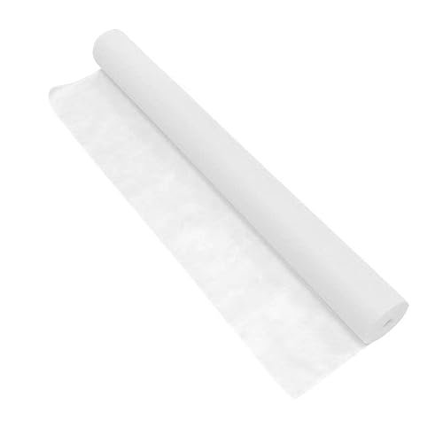 ACESA - Mantel Papel Rollo Tela Largo - Rollo Mantel para Eventos y Hostelería - Mantel Desechable Tela Impermeable Rollo Mantel de Tela Desechable 1,2x50m (Blanco)