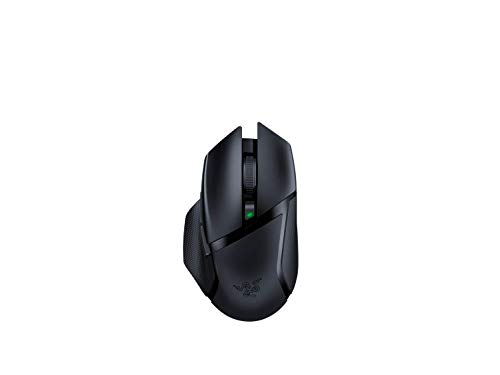 Razer Basilisk X HyperSpeed ​​- Ratón Gaming inalámbrico para juegos (con tecnología Razer HyperSpeed, inalámbrico, sensor óptico avanzado 5G y 6 botones configurables libremente) Negro