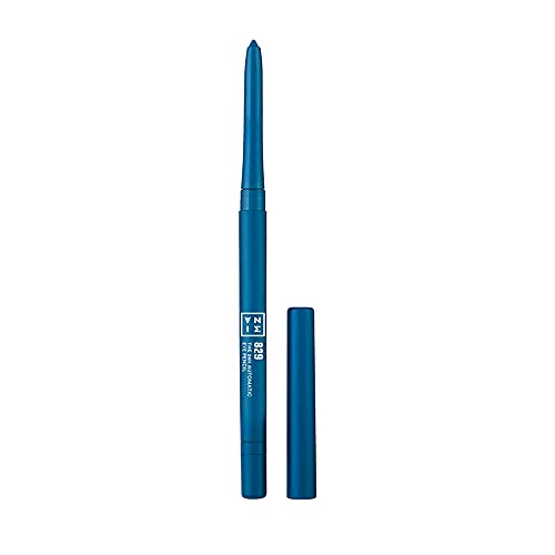 3INA MAKEUP - Vegan - The 24h Automatic Eye Pencil 829 - Azul - Lápiz de ojos retráctil con duración 24H - Delineador de ojos de alta pigmentación con textura cremosa - 12 tonos - Cruelty Free