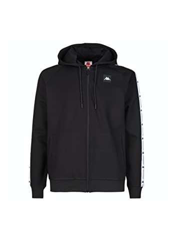 Kappa, Sudadera autentica de JPN Cumin, Negra, Kap_304S0E0 005 - L