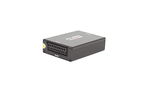Conversor SCART a HDMI, convertidor SCART Sky vision Premium Line Adaptador SCART a HDMI, PAL y NTSC, escalado 720p/1080p para consolas antiguas, reproductores de DVD, grabadoras VHS