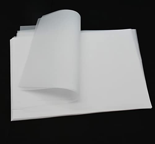 Papel de calco transparente, 110 g, DIN A4, 210 x 297 mm, 50 hojas, imprimible, transparente, papel de calco, papel de pergamino, papel de arquitecto (110 g, 50 hojas)