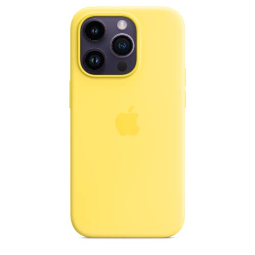 Apple Funda de Silicona con MagSafe para el iPhone 14 Pro — Amarillo Canario ​​​​​​​