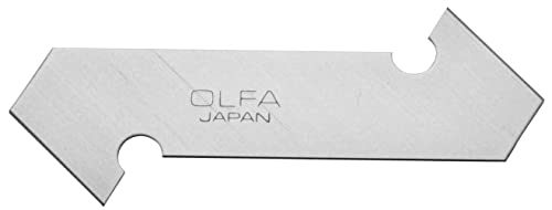 Olfa PB-800 - Pack de 3 cuchillas de 16 mm para cúter PC-L, especial para plástico