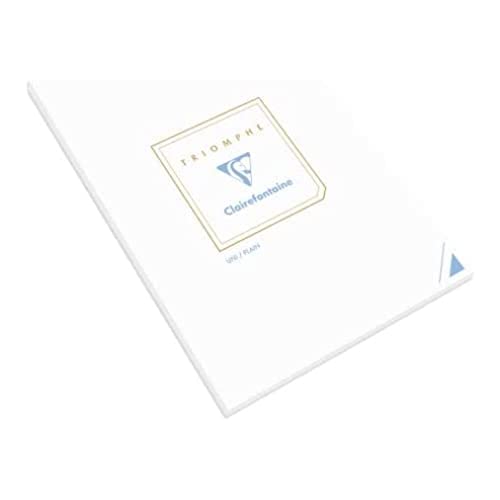 Clairefontaine 6120C - 1 Bloc de notas 50 hojas liso blanco 14,8x21 cm 90g