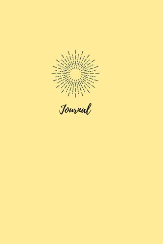 Pastel Yellow Sun Journal Notebook