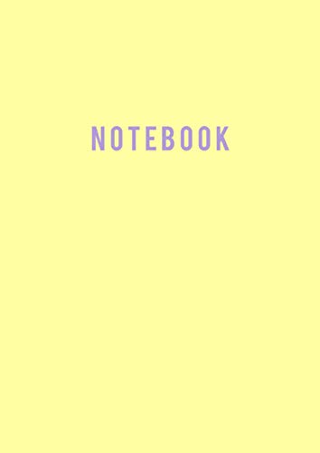 Cuaderno: Amarillo Claro Pastel, Tapa Blanda - A4 (21.6cmx 28cm) 120 Páginas : Papel Rayado