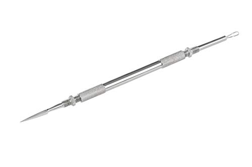 REMOS Extractor Puntos Negros/Eliminador de espinillas con buril fino - de acero inox 11.5 cm