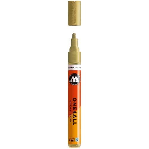 Oro molotow One4all marcador 227Hs de 4 mm de metal