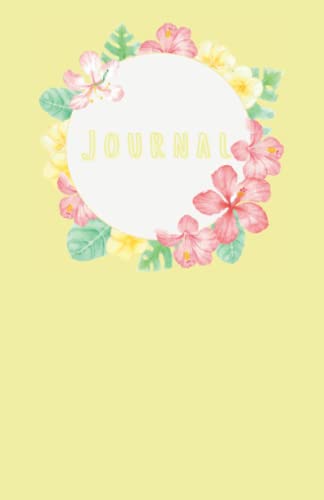 Journal - Floral/Pastel Yellow