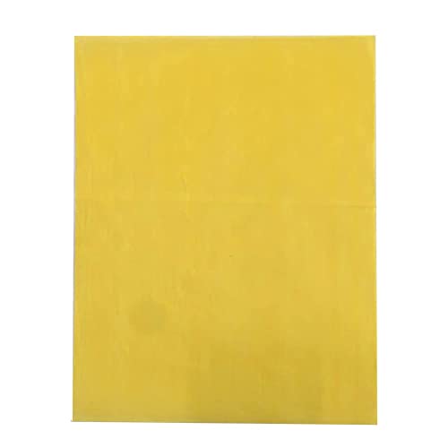 100 Piezas Papel De Transferencia De Carbono Papel Para Oficina En Casa, Papel De Calco Colorido, Papel De Transferencia De Color De Pintura A4(Amarillo)