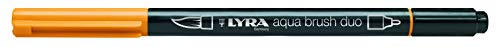 Lyra 6520008 - Rotulador acuarelable, doble punta, color amarillo canario