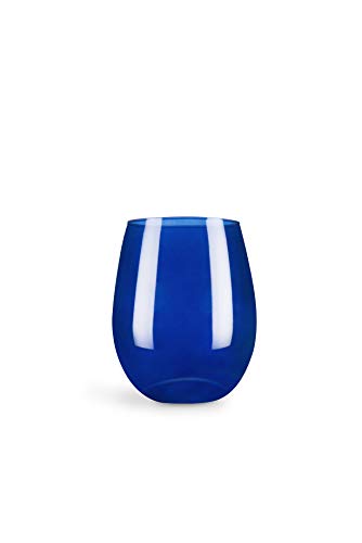 Excelsa Balto Set 6 Vasos, Vidrio, Azul Cobalto