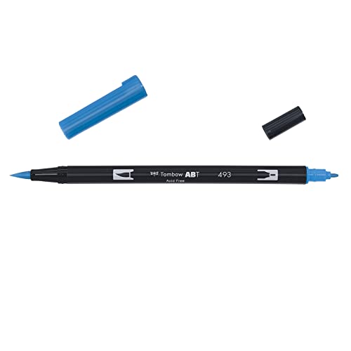 Tombow Brush Pen con Doble Punta 493 Reflex Blue