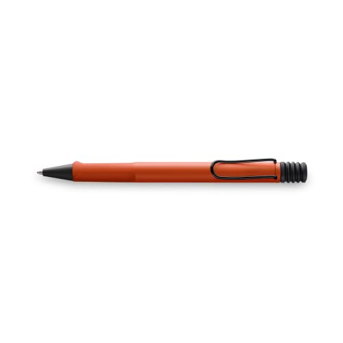Lamy Safari Edición Especial 241 - Bolígrafo de plástico ABS resistente en color Terra con mango ergonómico y diseño atemporal, con mina de gran tamaño, ancho de trazo M