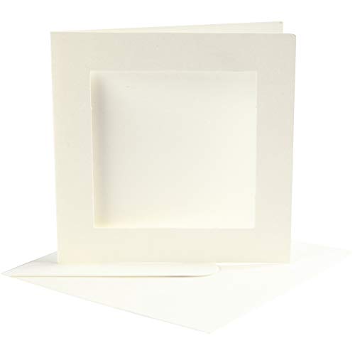 Art-Manufacture-Design - Paspartú (12,5 cm2, 10 unidades), color blanco roto