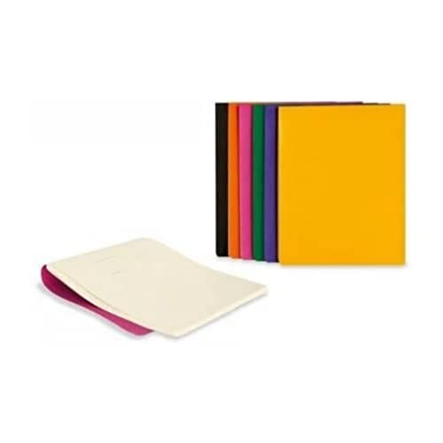 Moleskine - Recambio para Cuaderno Volant para iPad 3&4, Set de 2 Cuadernos, Tapa Blanda, Color Amarillo Anaranjado, Grande 13 x 21 cm, 96 Páginas