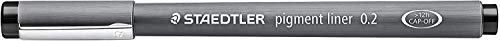 Staedtler Pigment Liner 308 - Rotulador (0,2 mm), color negro