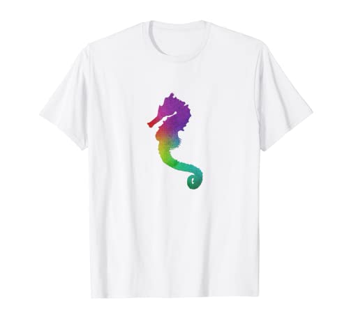 Camiseta de caballito de mar acuarela caballo regalo Tee Camiseta