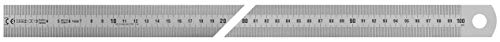 Vogel Germany Metro de acero (tipo A, longitud de medición 1000 mm, sección transversal 30 mm x 1,0 mm, acero inoxidable, lectura izquierda a derecha) 1018010100