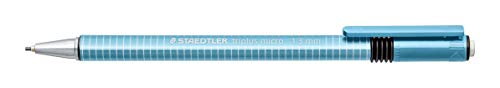 STAEDTLER Triplus micro 774 13-30. Portaminas triangular. Caja con 10 portaminas de color azul claro y 1,3 mm.