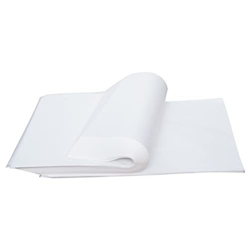 Cabilock 500 Hojas Manga Para Pene Papel De Dibujo Blanco Papel De Caligrafía Papel De Calco Para Coser Hojas Translúcidas Hoja De Vitela Papel Linyi Papel De Animación Papel De