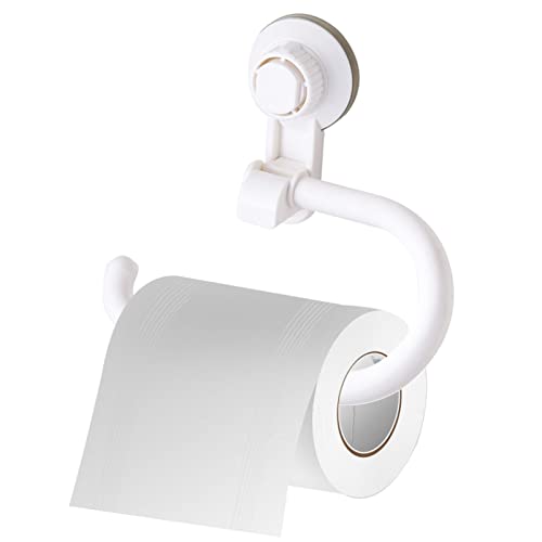 RoxNvm portarrollos Papel higienico, Porta Rollos de Papel higienico, Soporte de Papel para Pegar en la Pared sin taladrar, Fuerte adherencia, Resistente al Agua, para baño y Cocina (Blanco Roto)