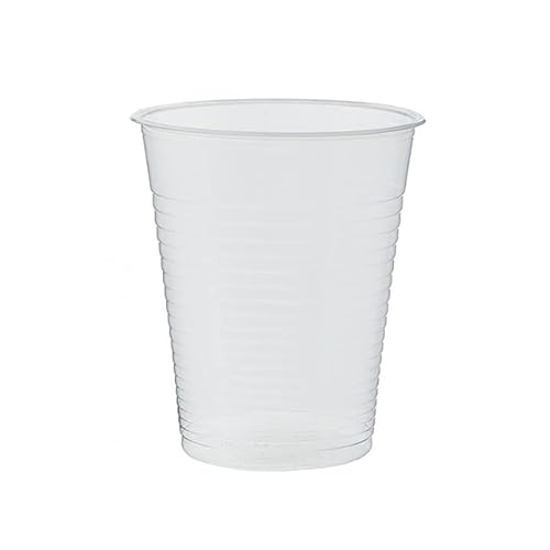 EKOEX PREMIUM 3000 Vasos de Plástico Desechables, ECOLÓGICOS y REUTILIZABLES | 200 ml (7 oz) | vasos Transparentes de Polipropileno (PP) | RESISTENTES A ALTAS TEMPERATURAS (CAFÉ, AGUA, TÉ, ETC.)