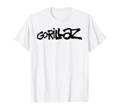 Gorillaz - Pincel de pintura con logo negro Camiseta