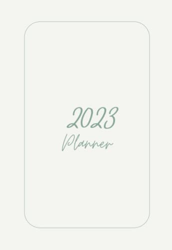 A5 2023 Minimal Pastel Green Planner
