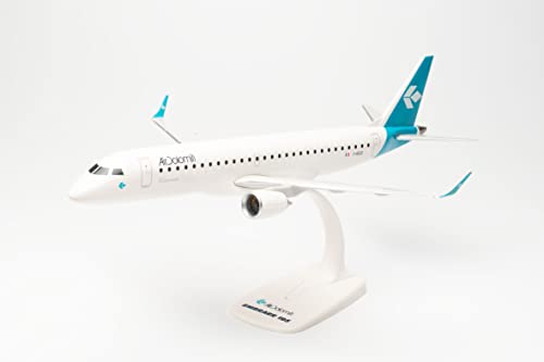 Herpa Modelo de avión Snap-fit Ebraer E195 Air Dolomiti, Fiel a su Escala Original de 1:200 - Miniatura de avión, Pieza de colección, decoración