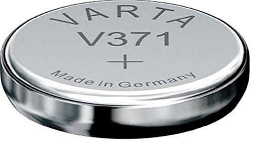 Varta 1x 1.55V V 371 Silver - Pilas (De óxido de plata, Button/coin, 1,55V, 2,1 mm (0.0827