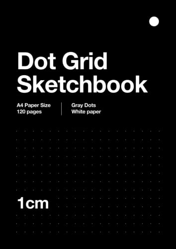 Dot Grid Sketchbook A4 1cm: 120 Pages, Dot Grid. For Sketching, Notes, Designers, Architects, Engineering, Maths, Science & more…