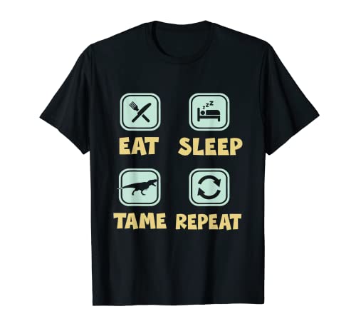 Eat Sleep Tame Repeat Funny Dino Dinosaur Camiseta