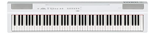 Yamaha P-125a - Piano digital portátil esbelto, dinámico y potente, combinado con la tecnología más vanguardista, color blanco